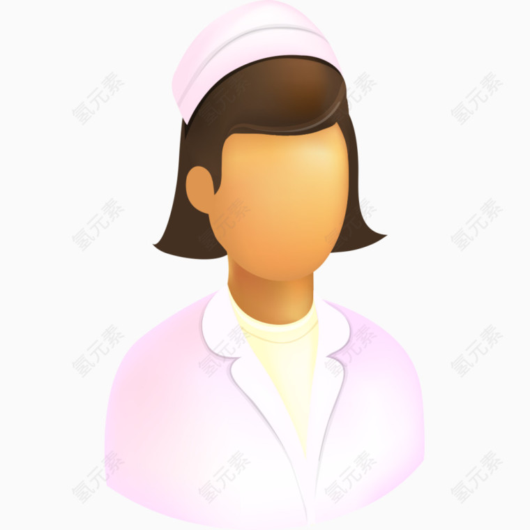 粉色护士人物