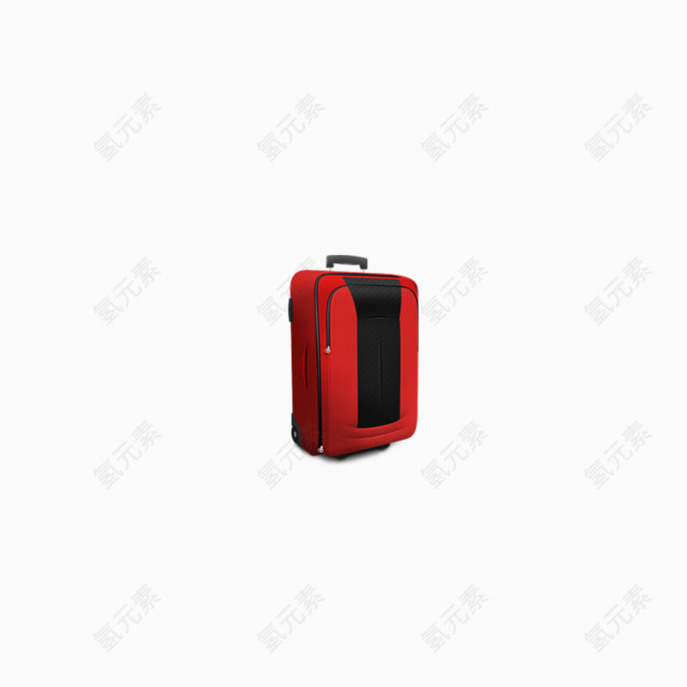 红色行李箱png图标