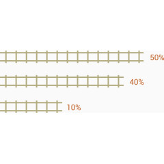 铁轨形信息图表矢量素材