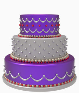 紫色蛋糕