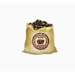 一袋子咖啡豆