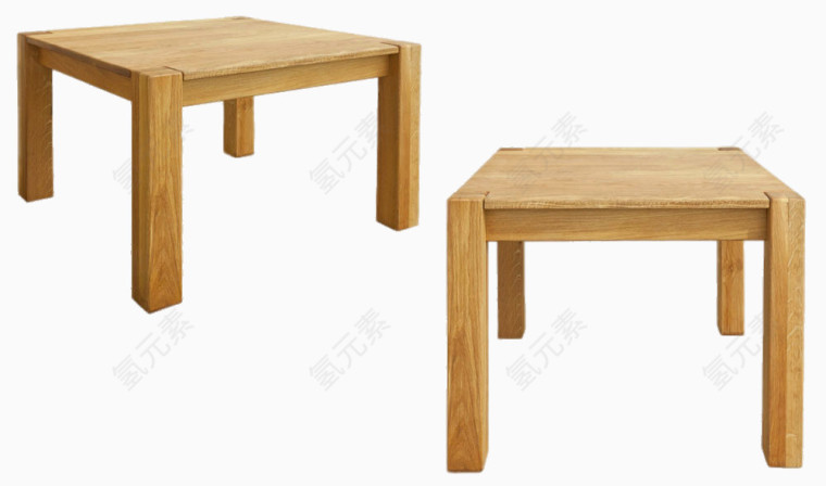 两个木制板凳