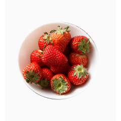 一碗有机草莓