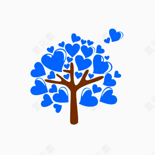 蓝色小心树