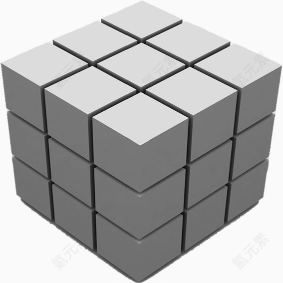 立体方块九宫格