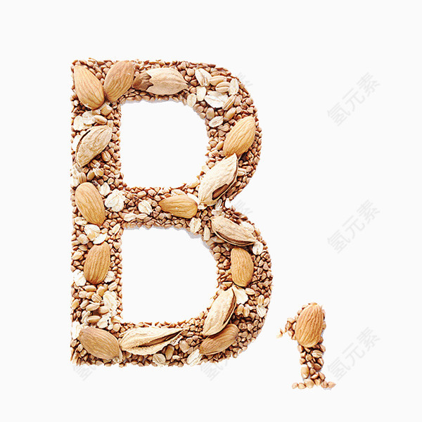 干果字母B创意设计