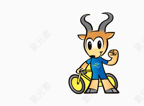 骑自行车的羚羊
