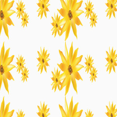 黄色葵花底纹