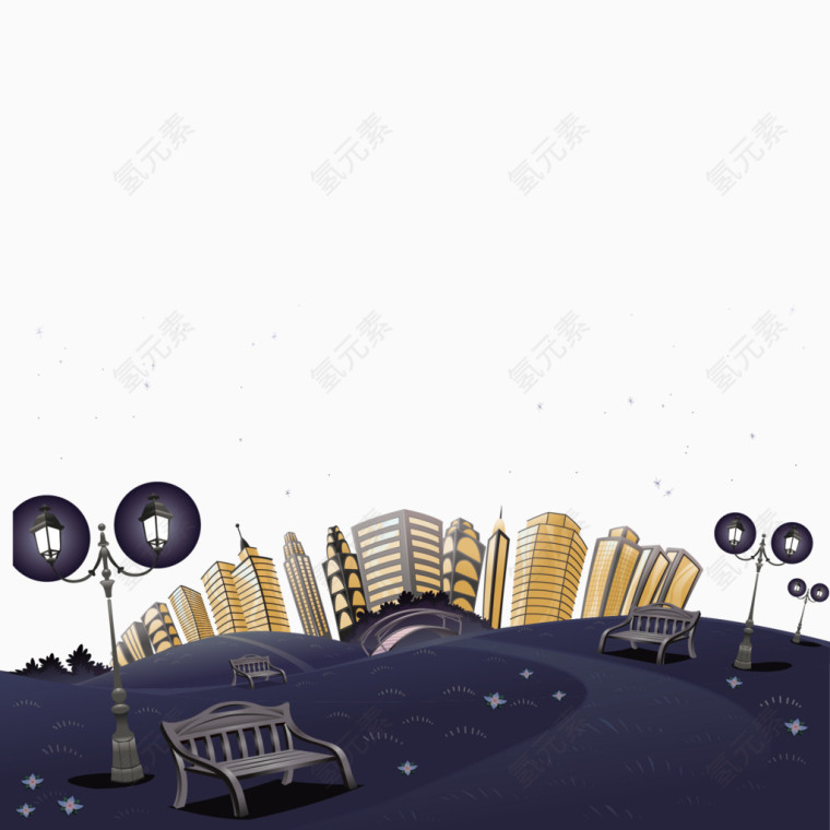 矢量建筑装饰图案