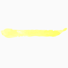 矢量水墨分割线浅黄色