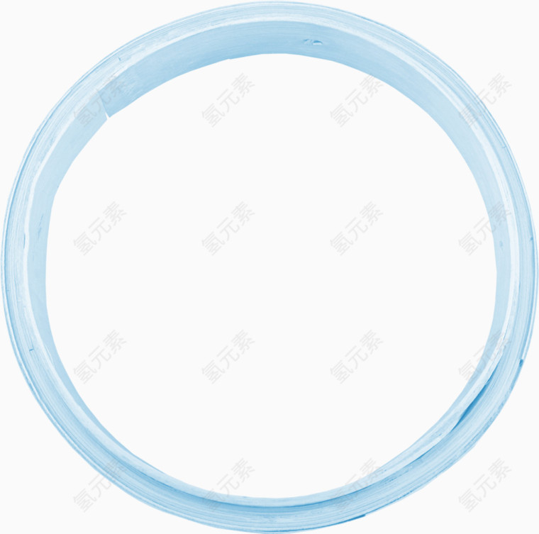 蓝色漂亮圆环