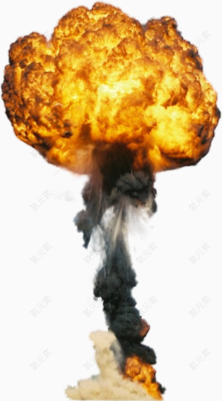 原子弹爆炸蘑菇云
