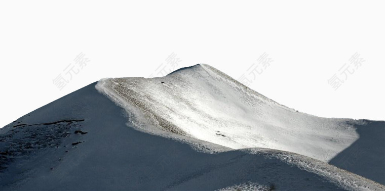 青海湖的雪山