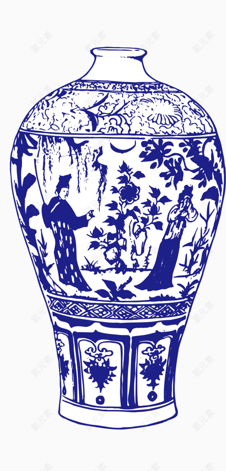 传统青花瓷器