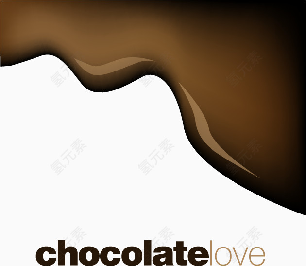 矢量巧克力宣传海报