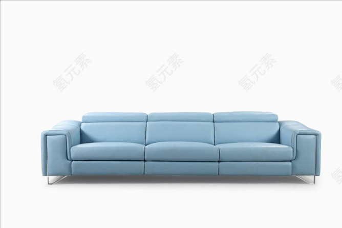 蓝色装饰沙发