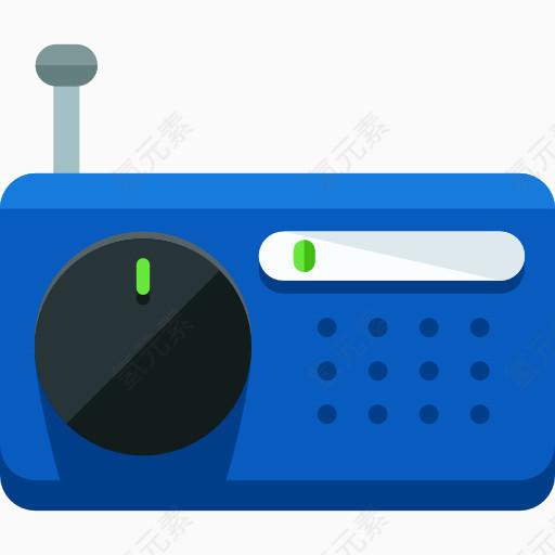 蓝色的收音机