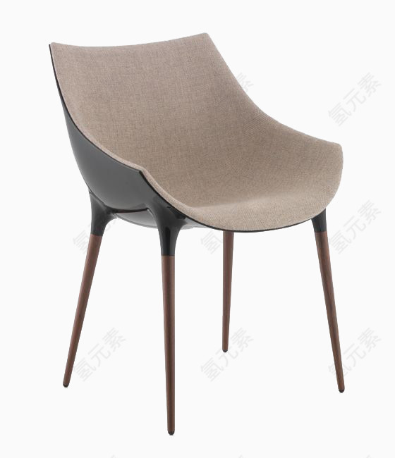 现代感简约单色椅子