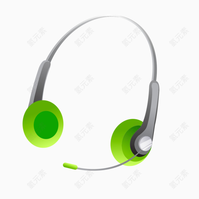 绿色耳机款式