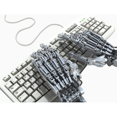 智能机器人操控键盘图片