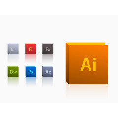 Adobe软件图标合集