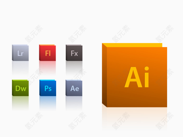 Adobe软件图标合集