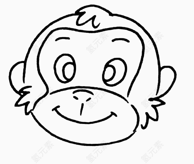 猴子脸谱