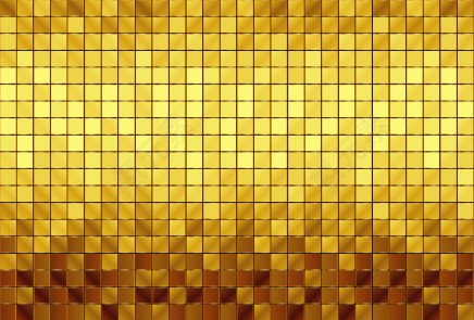 金色砖块平铺背景