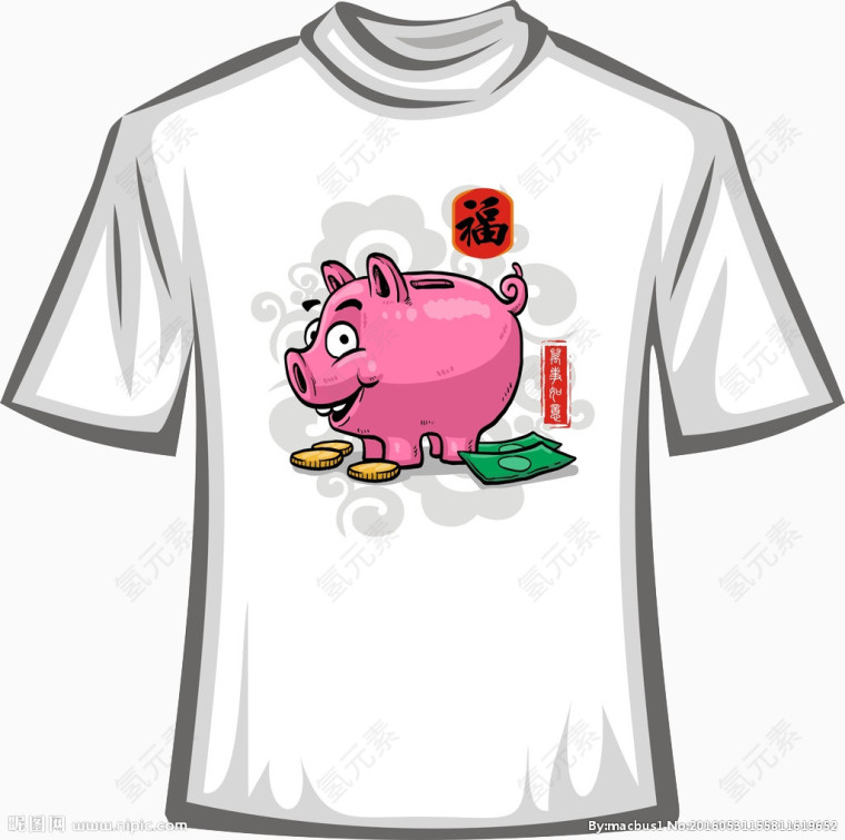 小猪t恤
