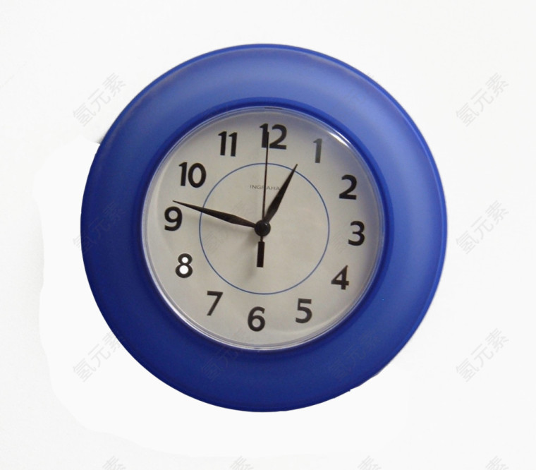蓝色钟表