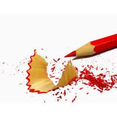 一只红色铅笔