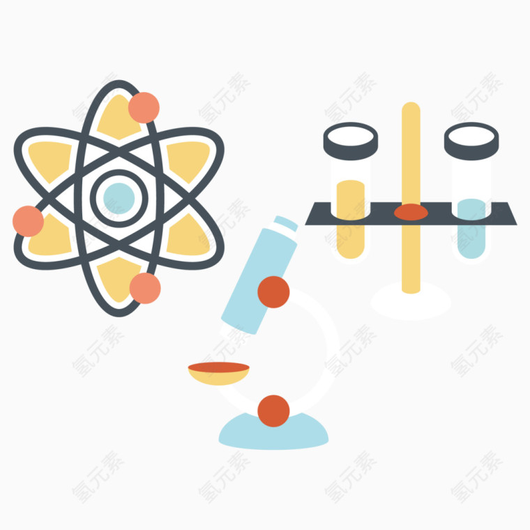 分子化学试管显微镜