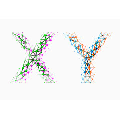 分子结构组成的英文字母