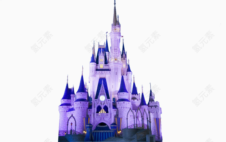 紫色欧式城堡