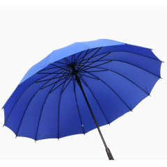 宝蓝色大雨伞