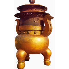 中国古代三足鼎立香炉