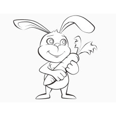 简笔画可爱兔子