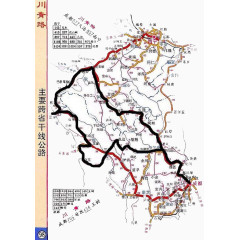 长征川青路主要公路路线