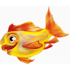 水彩金鱼