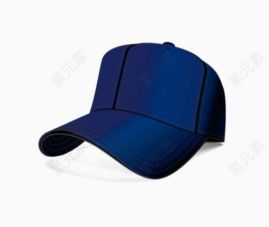 蓝色帽子
