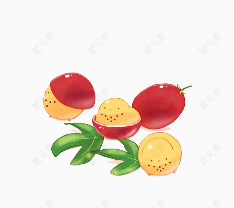 红色果子图片素材