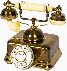 漂亮的复古电话免抠素材