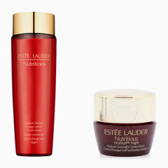 Estee Lauder/雅诗兰黛护肤两件套（鲜活亮采精粹水（清爽型）200ml+雅诗兰黛鲜活亮采晚霜5ml）