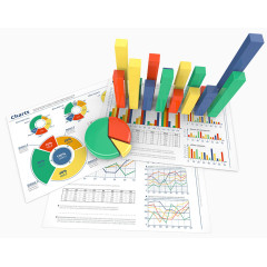商业金融彩色分析数据