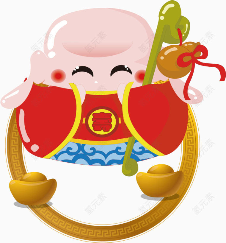 金元宝财神节素材