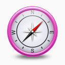 粉色指南针