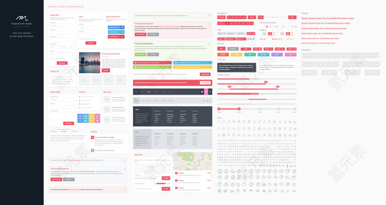 网页控件设计合集PSD源文件