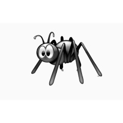 黑色简约蚂蚁