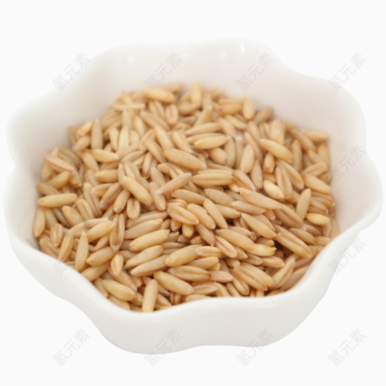 碗装燕麦米免抠素材