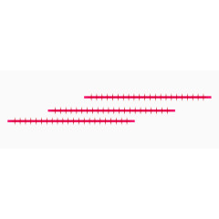 矢量分割线分隔纯色红色